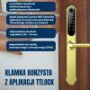 BOT Inteligentna klamka TTLock H1 złota (17)