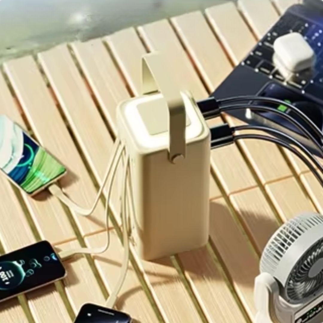 Powerbanka BOT HP2 50000 mAh - všetky káble v tele