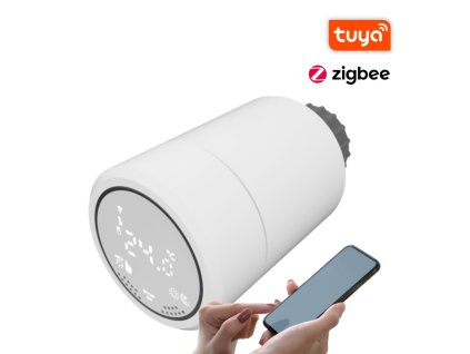 BOT Inteligentná ZigbeeWiFi termostatická hlavica TH6 Tuya (1)