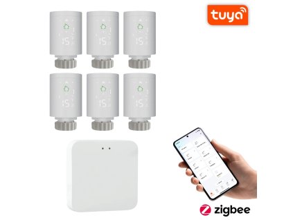 BOT Chytrá termostatická hlavica TH5 Tuya (4)