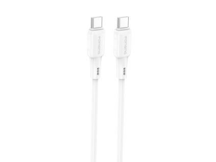 Foneng Kabel USB C do USB C 1m bílý 100W (9)