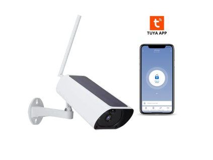 BOT Vonkajšia múdra IP Wi-Fi kamera A3 so solárnym panelom