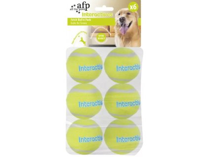 BOT tenisové loptičky pre psov - 6,5 cm (6ks)