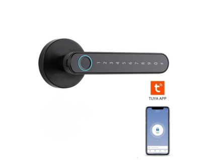BOT Inteligentná kľučka Tuya SH1 čierna (1)