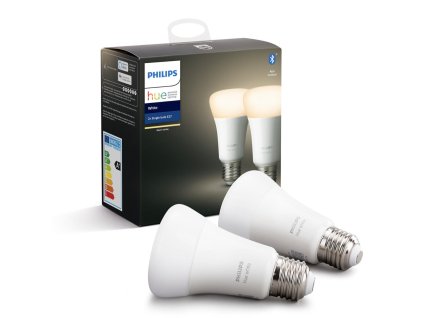philips hue set 2x led žiarovka biela e27