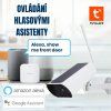 BOT Vonkajšia múdra IP Wi-Fi kamera A3 so solárnym panelom 9