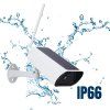 BOT Vonkajšia múdra IP Wi-Fi kamera A3 so solárnym panelom 3