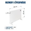 BOT SMART Infračervený vykurovací panel IPH2 550 W WiFi