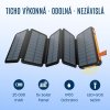BOT Solárna powerbanka SP6 5 panelov 25000mAh