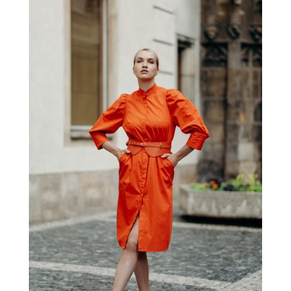 Set Puffy Sleeve Dress Flame & Patrick Poppet