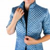Prošívaný kabát světlemodrý | Fancy Light Blue Coat