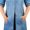 Prošívaný kabát světlemodrý | Fancy Light Blue Coat