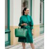 Set Puffy Sleeve Dress Green & Patrick Poppet