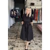 Puffy Sleeve Dress Black