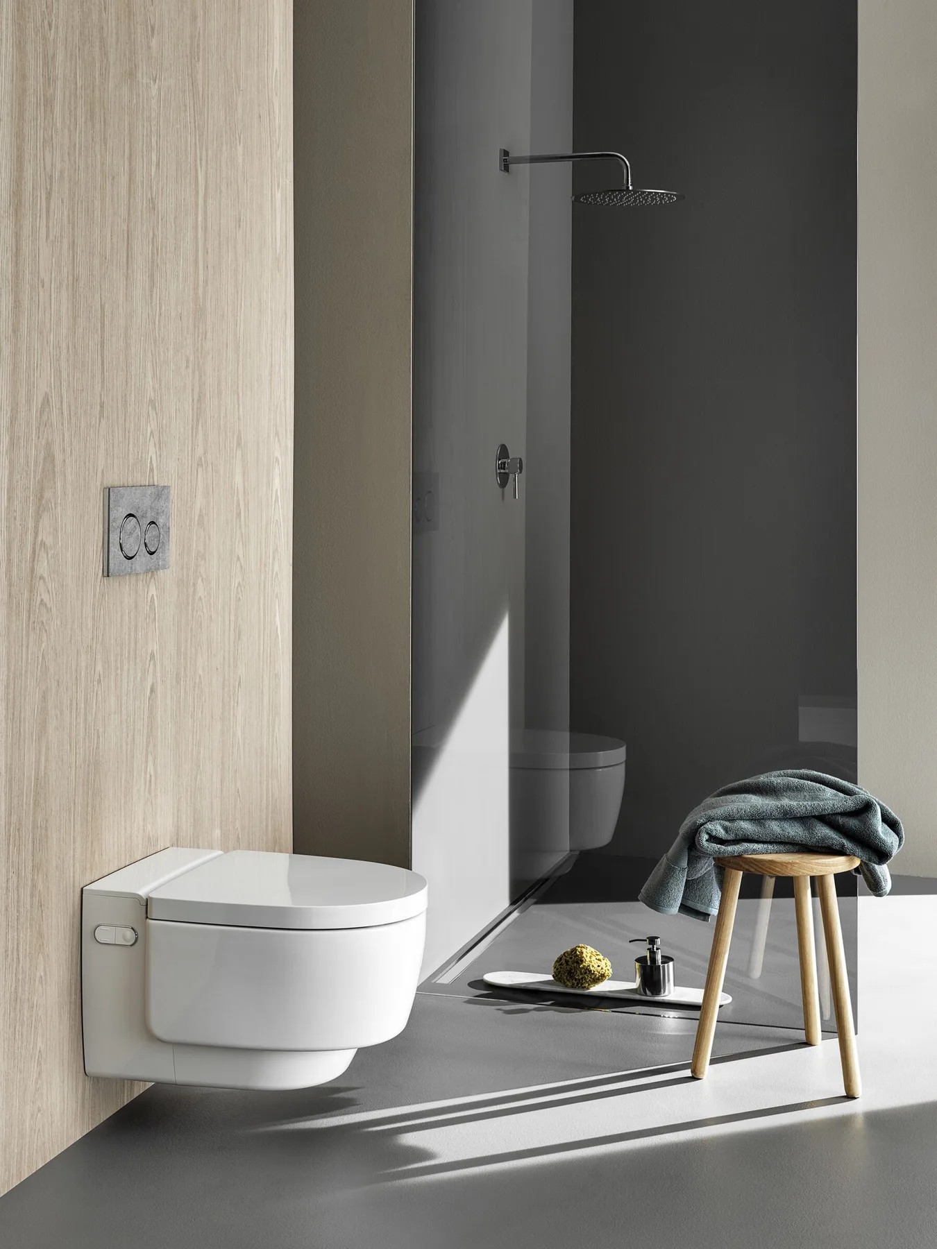 Geberit AquaClean Mera v dizajnovej kúpeľni