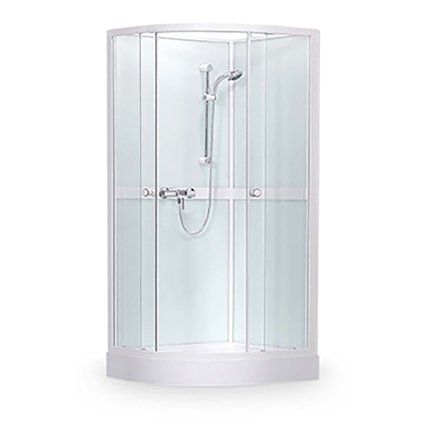 Sprchový box SIMPLE 900x900, biela