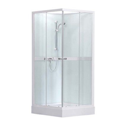 Sprchový box SIMPLE SQUARE 900x900, biela