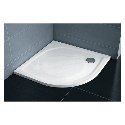 Elipso Pro 90 Flat Sprchová vanička 90x90 cm, biela