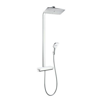 HG Raindance E - Showerpipe 360 1jet s termostatom, biela/chróm