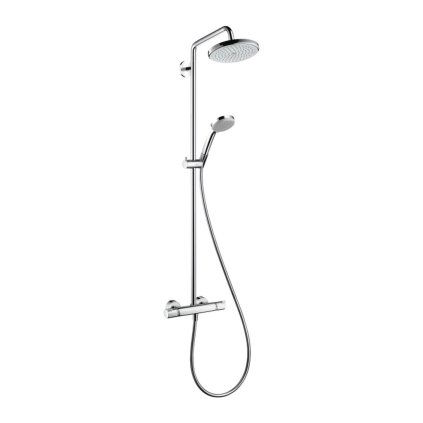 HG Croma Showerpipe 220 1jet s termostatom, chróm
