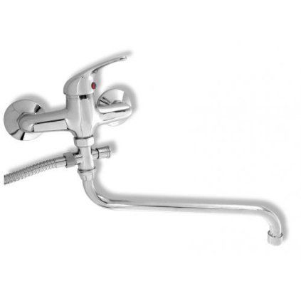 Paneláková batéria bez sprchy 150 mm TITANIA Iris, chróm