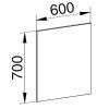 Zrkadlo 600x700x20mm