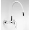 Drezová batéria s elastickým ramenom 150 mm Titania Iris New, biela-chróm
