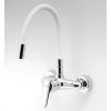 Drezová batéria s elastickým ramenom 150 mm Titania Iris New, biela-chróm