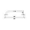 Madlo 300x19mm