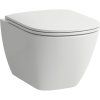 Laufen LUA Advanced Závesné WC s doskou softclose, Rimless, biela
