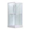 Sprchový box SIMPLE SQUARE 900x900, biela