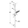 Kludi DIVE sprchová súprava xDive 1S 60 cm, chróm
