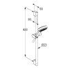 Kludi DIVE sprchová súprava sDive 3S 60 cm, chróm