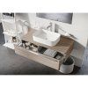Umývadlo na dosku Ceramic 550 R Slim, keramické biele