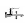 Vaňová nástenná batéria Ravak FLAT 150 mm, chróm lesklý