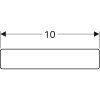 Magnetický držiak Geberit: B=10cm, H=2cm, T=0.5cm