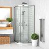 Štvrťkruhový sprchový kút LLR2 900/1900 LH/ČS