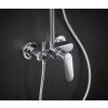 Crometta E - Showerpipe 240 1jet s pákovou batériou, chróm