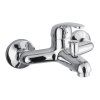 Vaňová nástenná batéria, SOLID Lila, 150 mm, bez príslušenstva, chróm