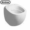 Závesne WC EGO Rimfree, biela