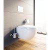 Závesné WC UNI CHROME Rim, biela