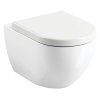Závesné WC UNI CHROME Rim, biela