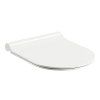 WC sedadlo UNI CHROME Slim, biela