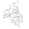 Vaňová batéria Kludi Pure&Solid bez sprchového setu 150 mm chróm