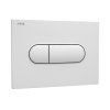 Ovládacie tlačidlo Dual flush 204x146 mm, biela