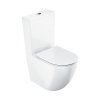 WC kombi Optima RimOff set s doskou SoftClose, biela