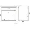 LED zrkadlo 1000x700
