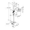 FRESHLINE Thermostat Dual Shower-System DN 15