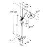 FRESHLINE Thermostat Dual Shower-System DN 15