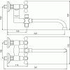 Paneláková batéria bez príslušenstva 100 mm TITANIA Retro II, chróm